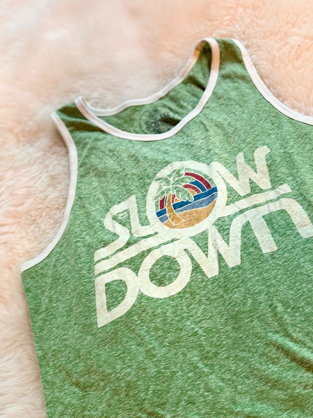 Slow Down Ringer Tank Top - Picture 2 of 3